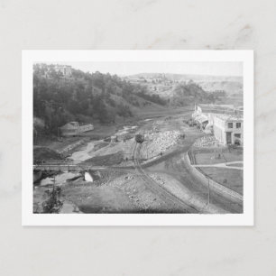 View of Hot Springs, SD Photograph Postcard