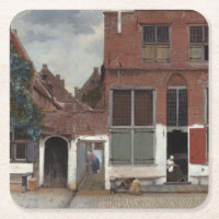 View of houses in Delft by Johannes Vermeer