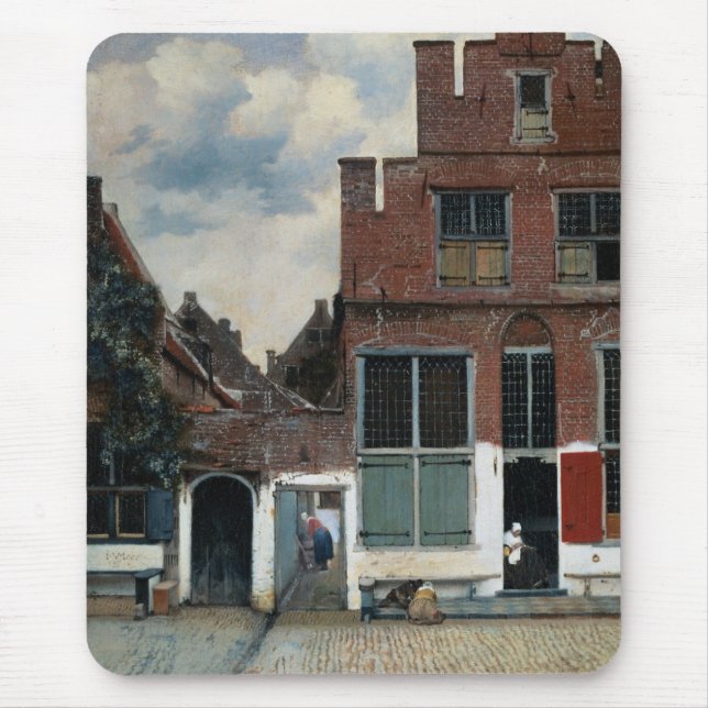 View Of Houses In Delft Mouse Mat (Front)