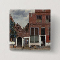 View of houses in Delft The Little Street