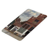 View of houses in Delft The Little Street