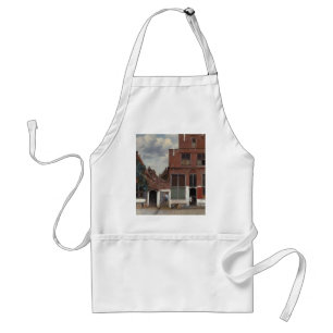 View of houses in Delft The Little Street Standard Apron