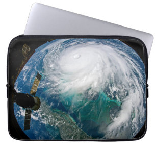 View Of Hurricane Dorian. Laptop Sleeve