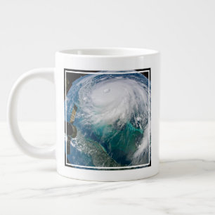 View Of Hurricane Dorian. Large Coffee Mug