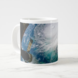View Of Hurricane Dorian. Large Coffee Mug
