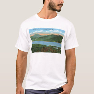 View of Indian Lake and Snowy Mountain T-Shirt