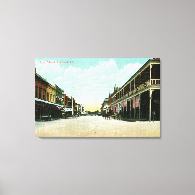 View of Irvin StreetHanford, CA Canvas Print (Front)
