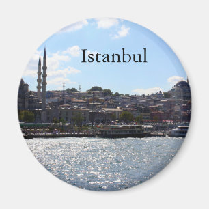 View of Istanbul Harbour Magnet