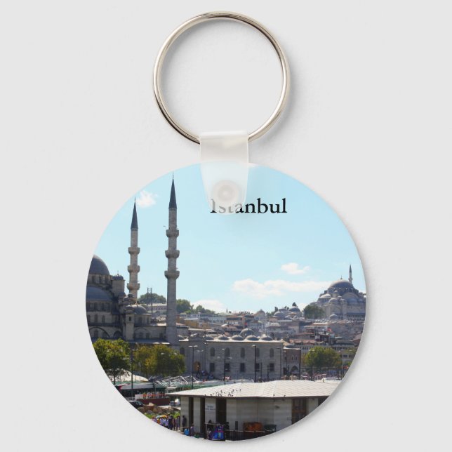 View of Istanbul Key Ring (Front)