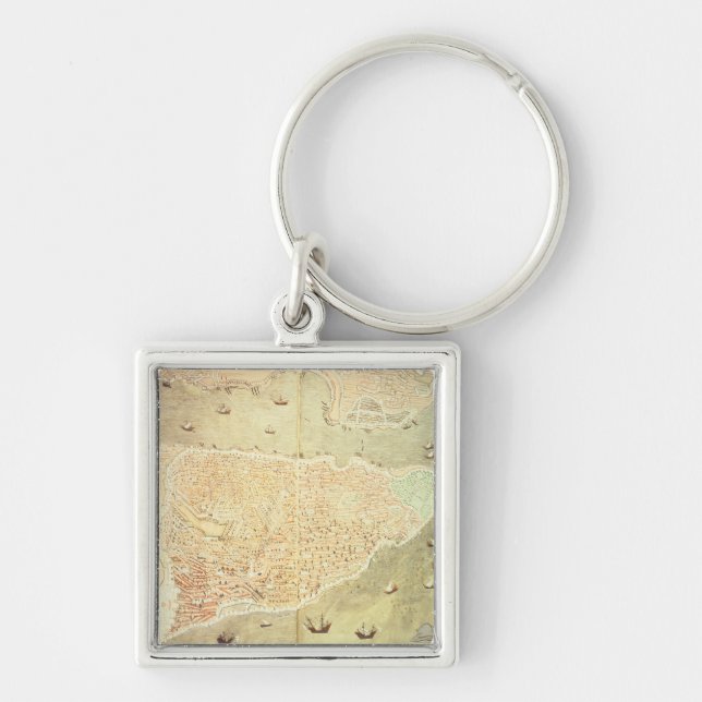 View of Istanbul Key Ring (Front)