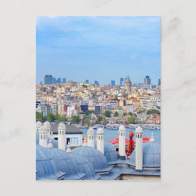 View of Istanbul Postcard (Front)