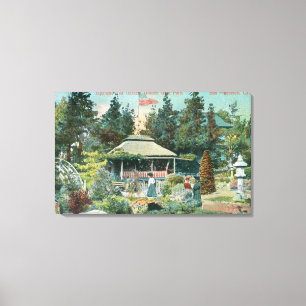 View of Japanese Tea Garden Canvas Print