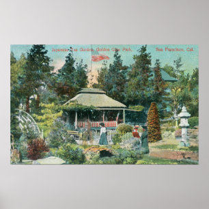 View of Japanese Tea Garden Poster