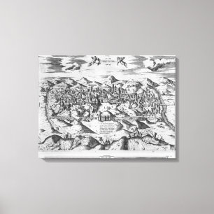 View of Jerusalem, 1570 ? Canvas Print