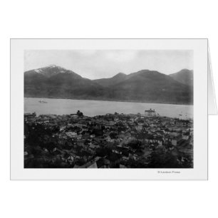 View of Juneau, Alaska and S.S. Burnside in