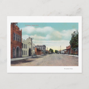 View of K StreetTulare, CA Postcard