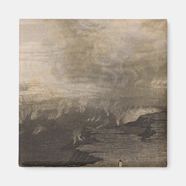 View of Kilauea, Hawaii Magnet (Front)