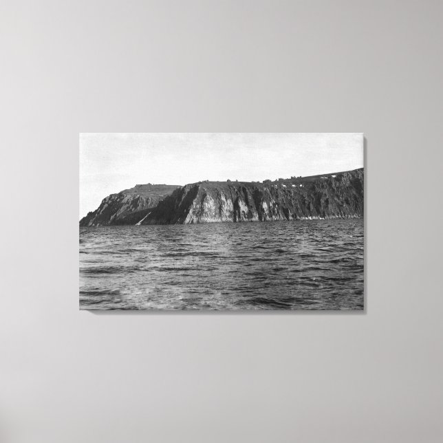 View of King's Island, Alaska Photograph Canvas Print (Front)