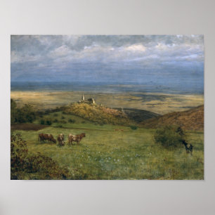 View of Kronberg in Taunus, Germany, 1879 Poster