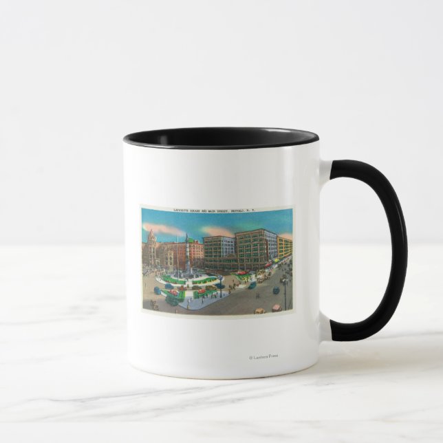 View of Lafayette Square and Main Street Mug (Right)