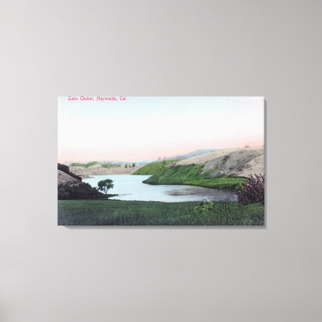 View of Lake ChabotHayward, CA Canvas Print (Front)