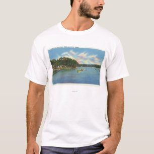 View of Lake Cobbosseecontee in Pernette Cove T-Shirt