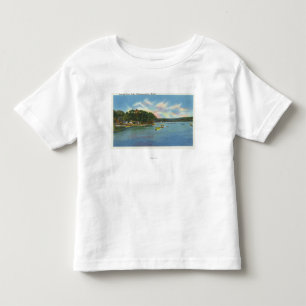 View of Lake Cobbosseecontee in Pernette Cove Toddler T-Shirt