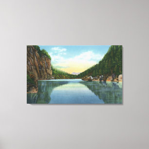 View of Lake Colden from Avalanche Lake Canvas Print