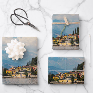 View of Lake Como Wrapping Paper Sheet