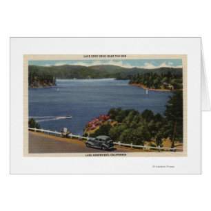 View of Lake Edge Drive Near Dam