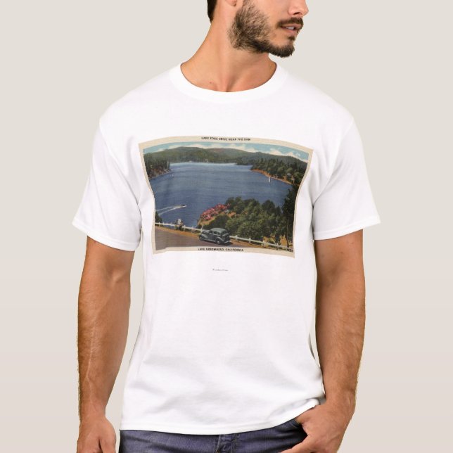 View of Lake Edge Drive Near Dam T-Shirt (Front)