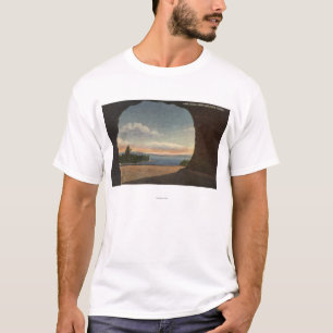 View of Lake from Cave Rock Tunnel T-Shirt