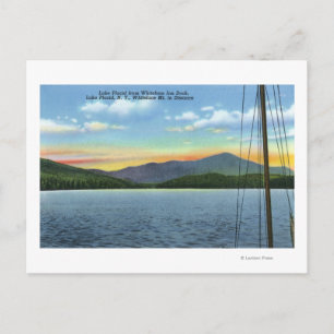 View of Lake from Whiteface Inn Dock Postcard