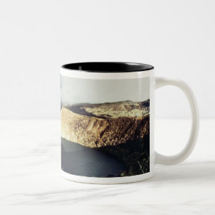 View of Lake Guatavita Two-Tone Coffee Mug
