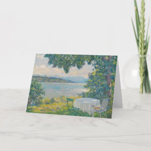 View of Lake Starnberg Edward Cucuel Card