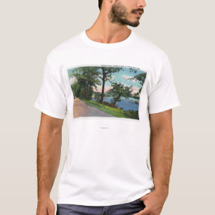 View of Lakeside Drive along Chautauqua Lake T-Shirt