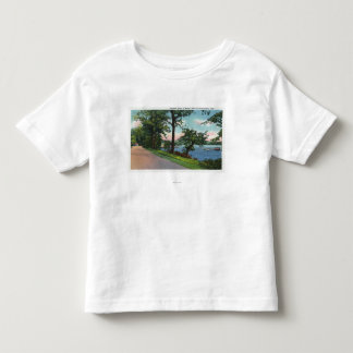 View of Lakeside Drive along Chautauqua Lake Toddler T-Shirt