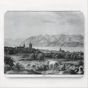View of Lausanne Mouse Mat