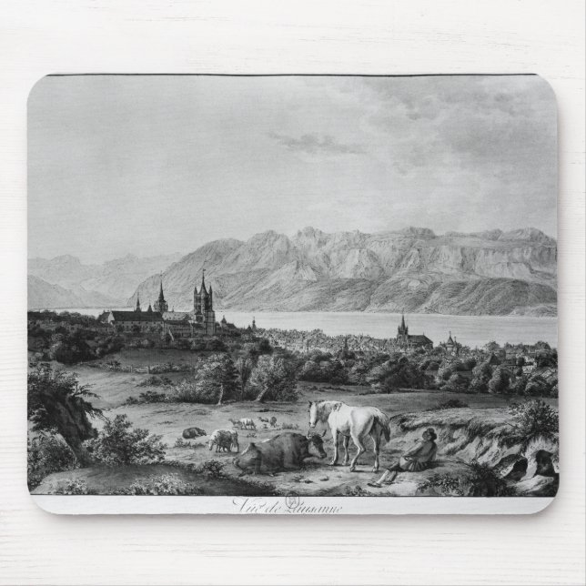 View of Lausanne Mouse Mat (Front)
