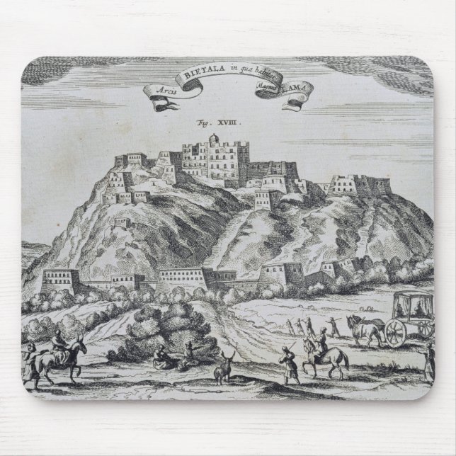 View of Lhasa, capital of Tibet Mouse Mat (Front)