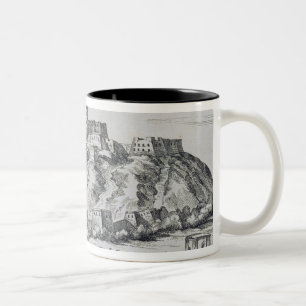 View of Lhasa, capital of Tibet Two-Tone Coffee Mug