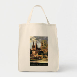 View of Lichfield Cathedral Tote Bag