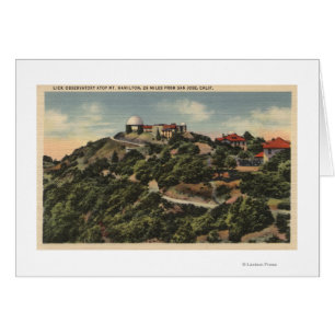 View of Lick Observatory on Mt. Hamilton