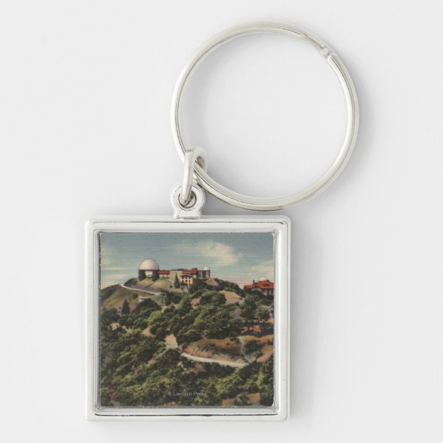 View of Lick Observatory on Mt. Hamilton Key Ring (Front)