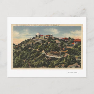 View of Lick Observatory on Mt. Hamilton Postcard