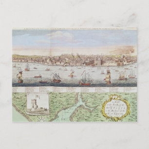 View of Lisbon, 1755 Postcard