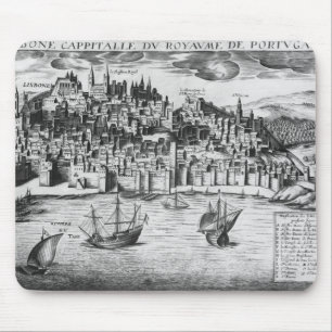 View of Lisbon Mouse Mat