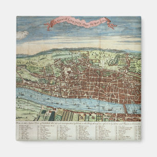 View of London, c.1560 Magnet