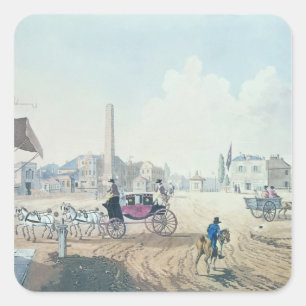 View of London Square Sticker