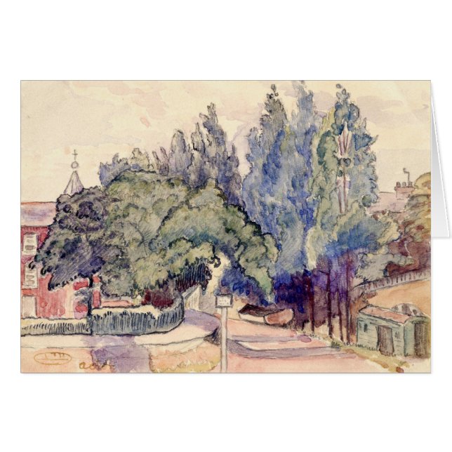 View of London Street by Lucien Pissarro Card (Front Horizontal)
